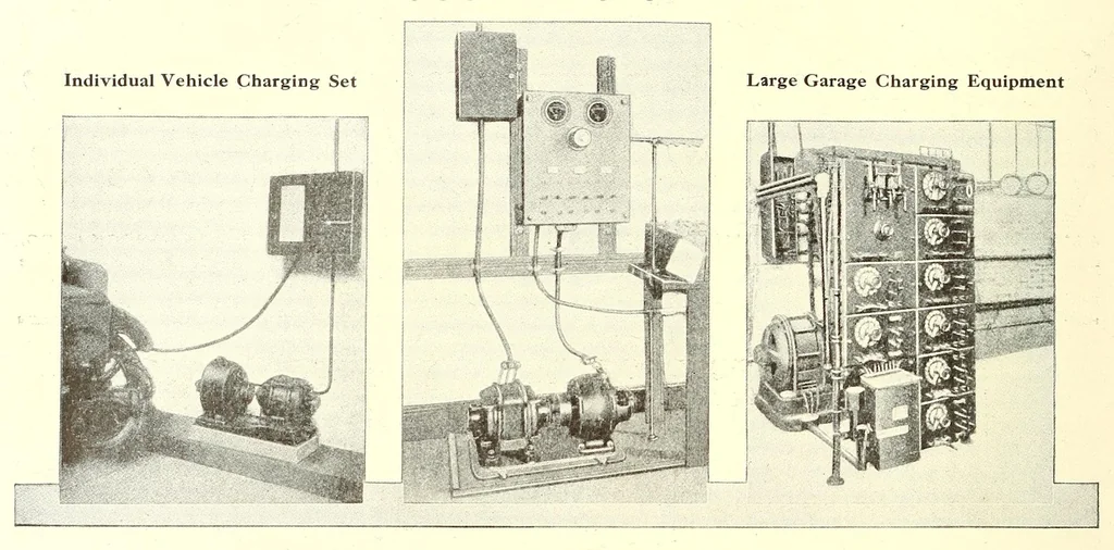 An illustration from Electric vehicles, 1911, leaf 140