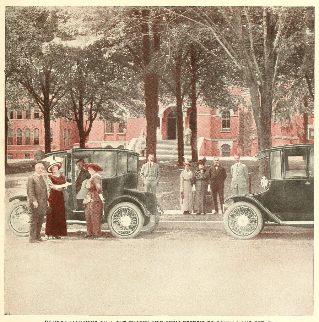 An illustration from Electric vehicles, 1911, leaf 7