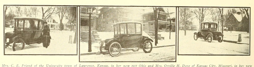 An illustration from Electric vehicles, 1911, leaf 84