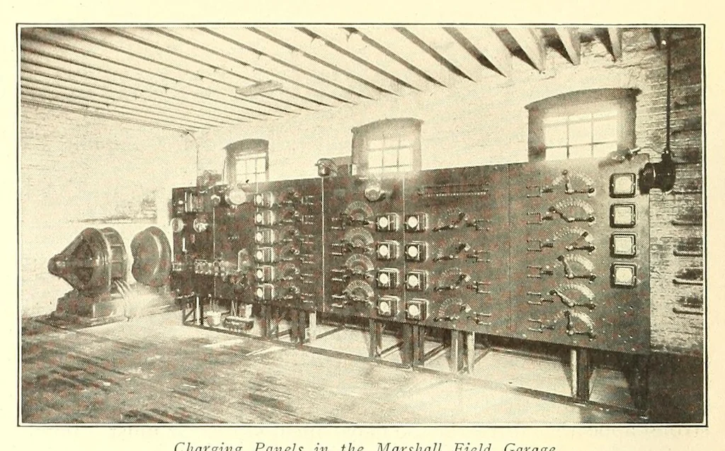 An illustration from Electric vehicles, 1911, leaf 120