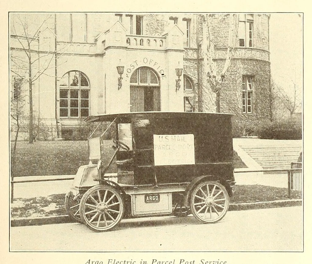 An illustration from Electric vehicles, 1911, leaf 327