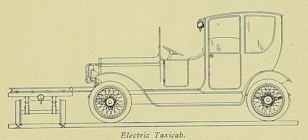 An illustration from Electric vehicles, 1911, leaf 259