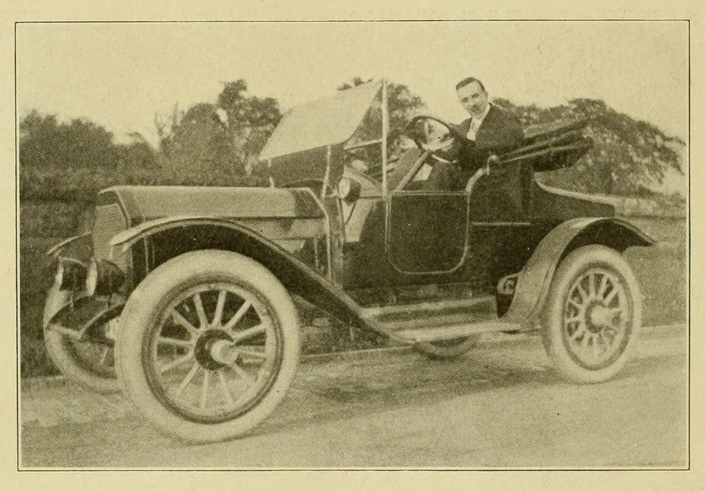 An illustration from Electric vehicles, 1911, leaf 54