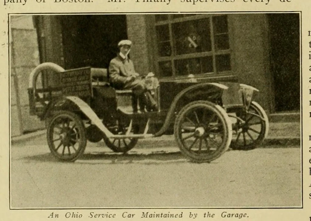 An illustration from Electric vehicles, 1911, leaf 76