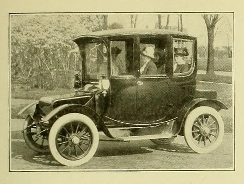 An illustration from Electric vehicles, 1911, leaf 141