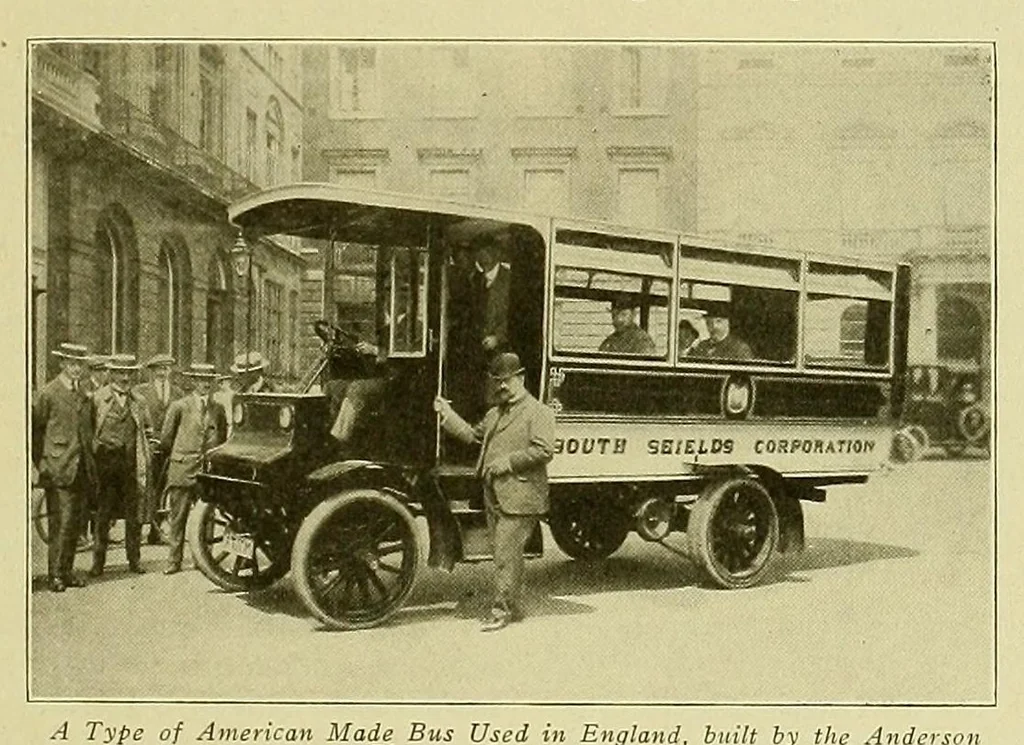 An illustration from Electric vehicles, 1911, leaf 145