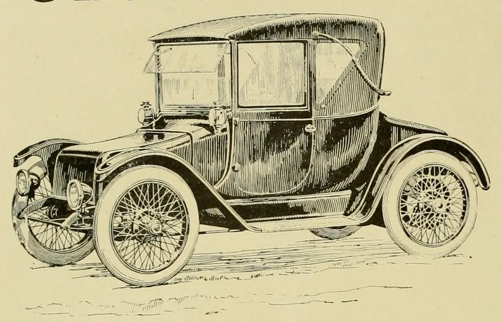 An illustration from Electric vehicles, 1911, leaf 188