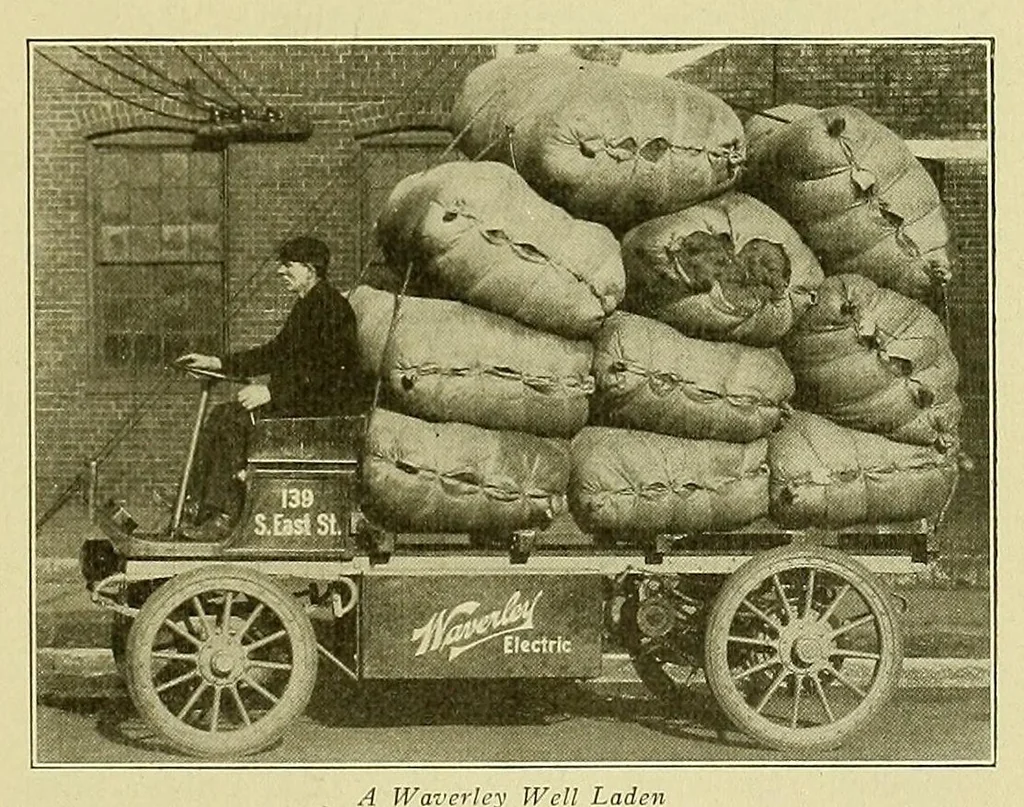 An illustration from Electric vehicles, 1911, leaf 193