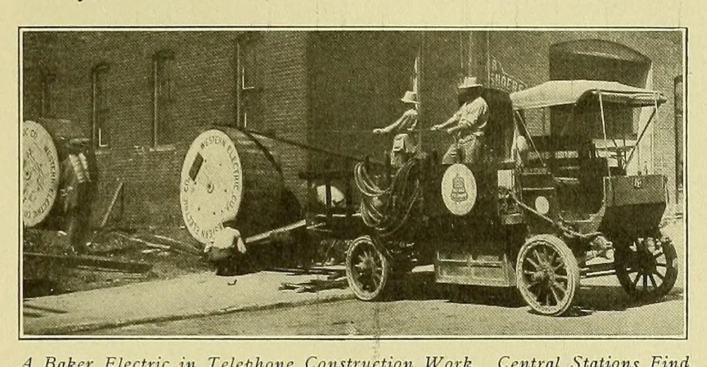 An illustration from Electric vehicles, 1911, leaf 217
