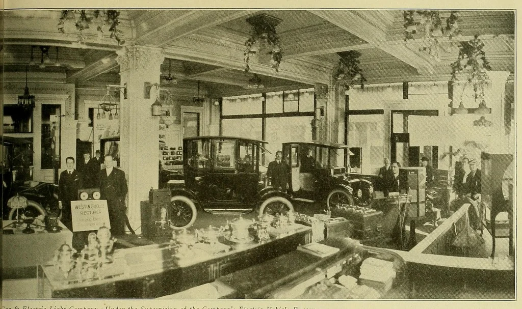 An illustration from Electric vehicles, 1911, leaf 61
