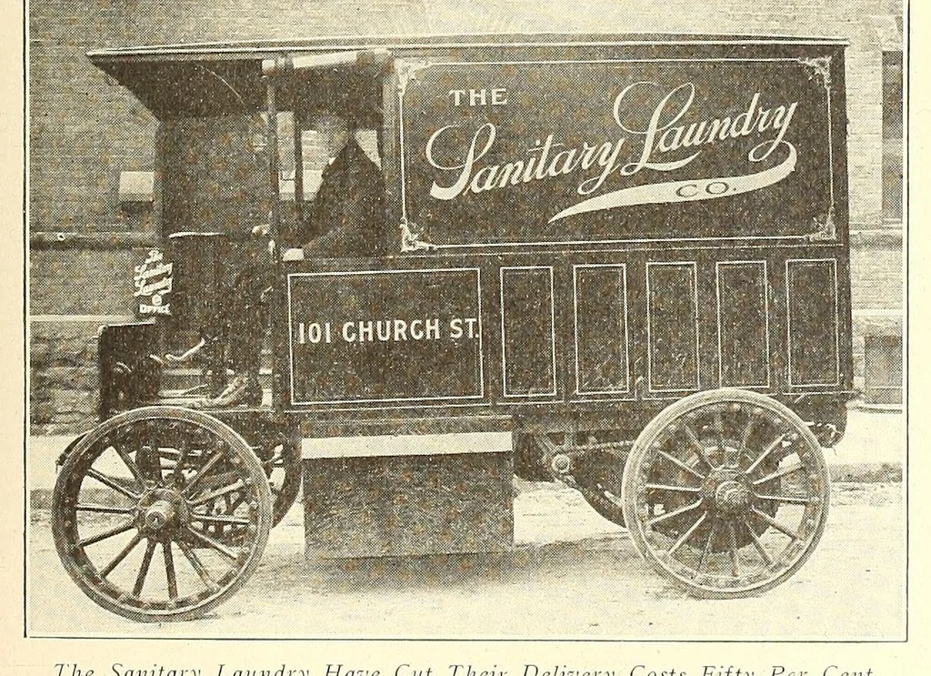 An illustration from Electric vehicles, 1911, leaf 105