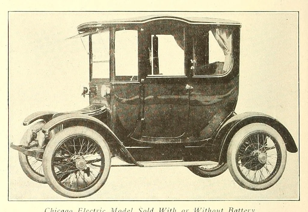 An illustration from Electric vehicles, 1911, leaf 134