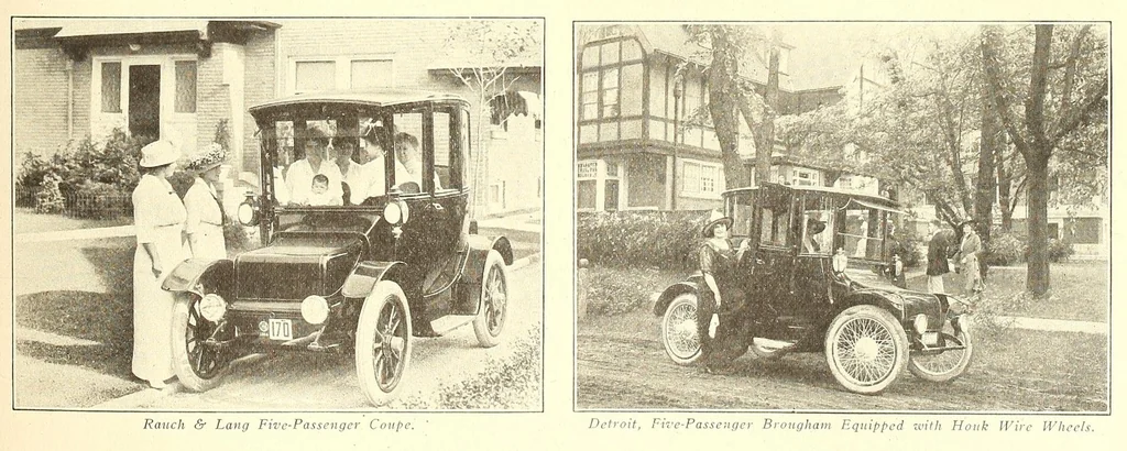 An illustration from Electric vehicles, 1911, leaf 145