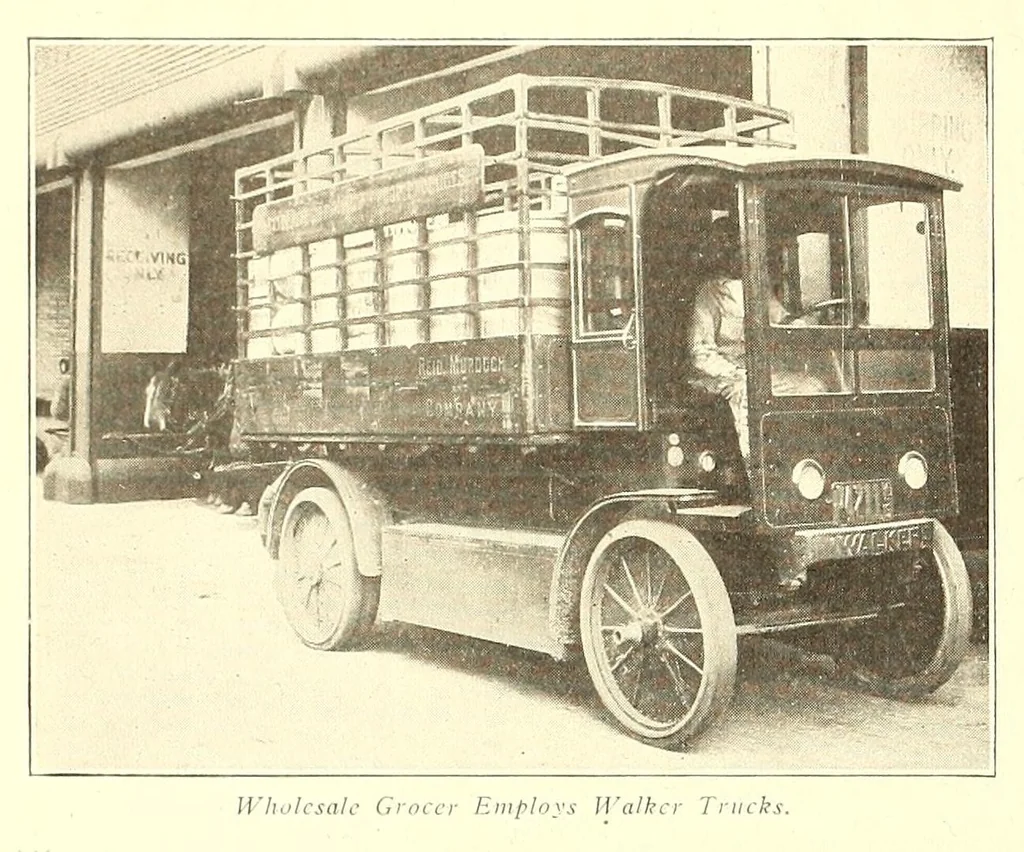 An illustration from Electric vehicles, 1911, leaf 180