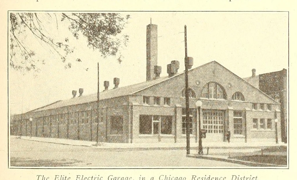 An illustration from Electric vehicles, 1911, leaf 189