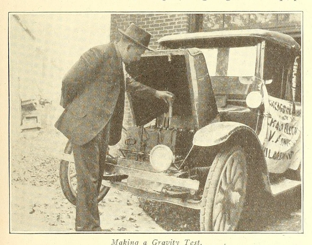 An illustration from Electric vehicles, 1911, leaf 225