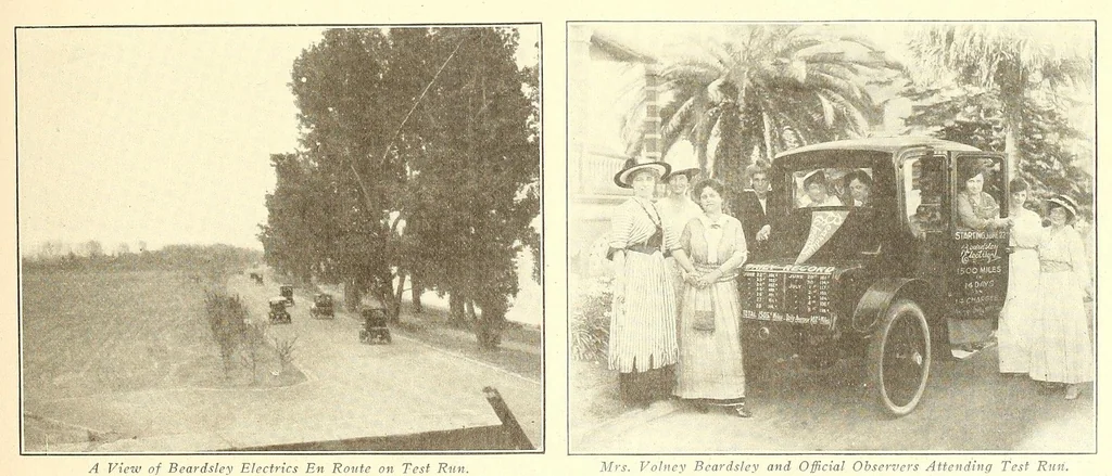 An illustration from Electric vehicles, 1911, leaf 99