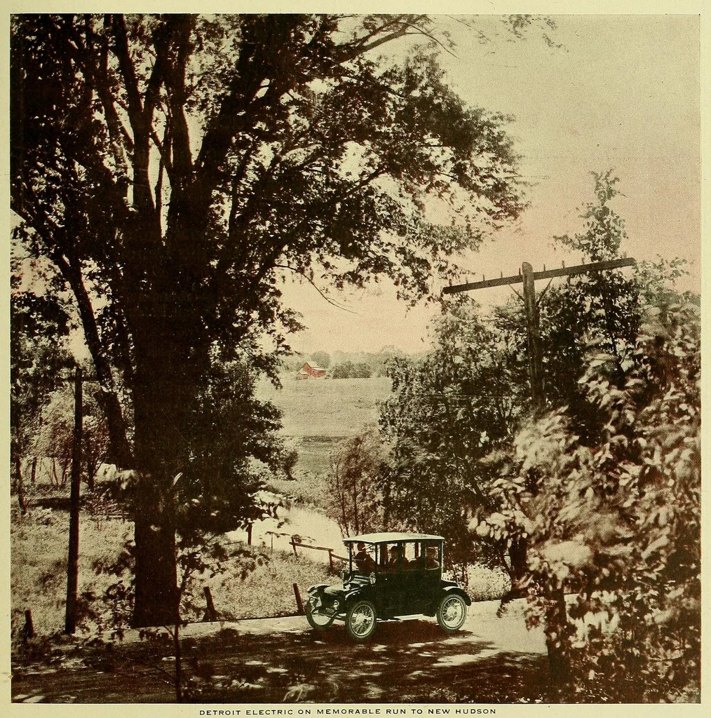 An illustration from Electric vehicles, 1911, leaf 141