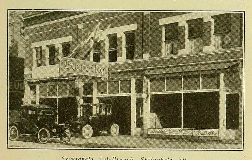 An illustration from Electric vehicles, 1911, leaf 17