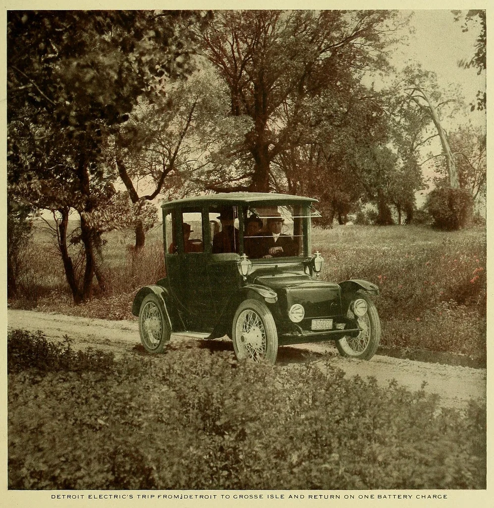 An illustration from Electric vehicles, 1911, leaf 185