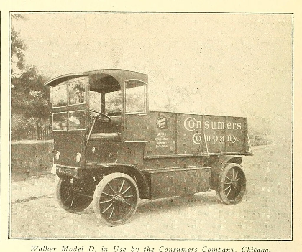 An illustration from Electric vehicles, 1911, leaf 276