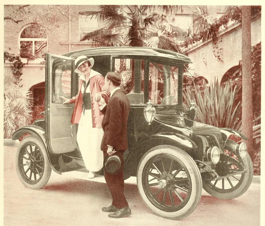 An illustration from Electric vehicles, 1911, leaf 7