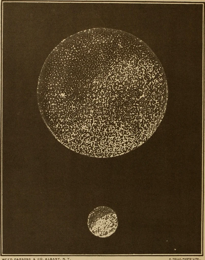 An illustration from Electro astronomical atlas ... with explanatory notes, questions and answers, 1874, leaf 110