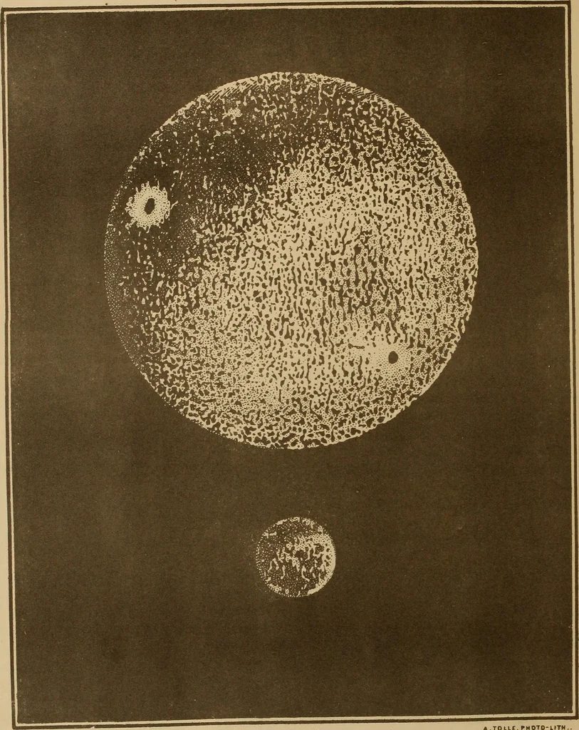 An illustration from Electro astronomical atlas ... with explanatory notes, questions and answers, 1874, leaf 114