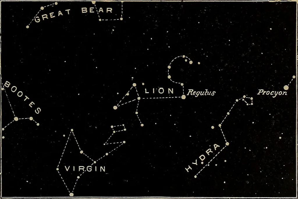An illustration from Electro astronomical atlas ... with explanatory notes, questions and answers, 1874, leaf 129