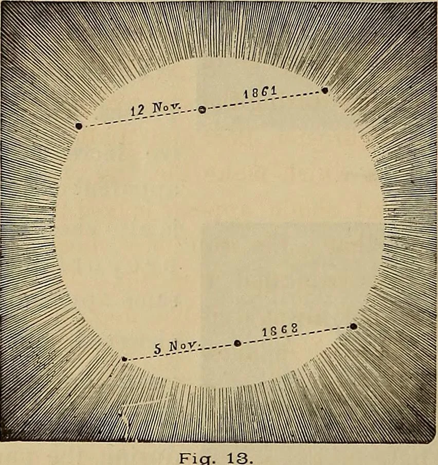 An illustration from Electro astronomical atlas ... with explanatory notes, questions and answers, 1874, leaf 48