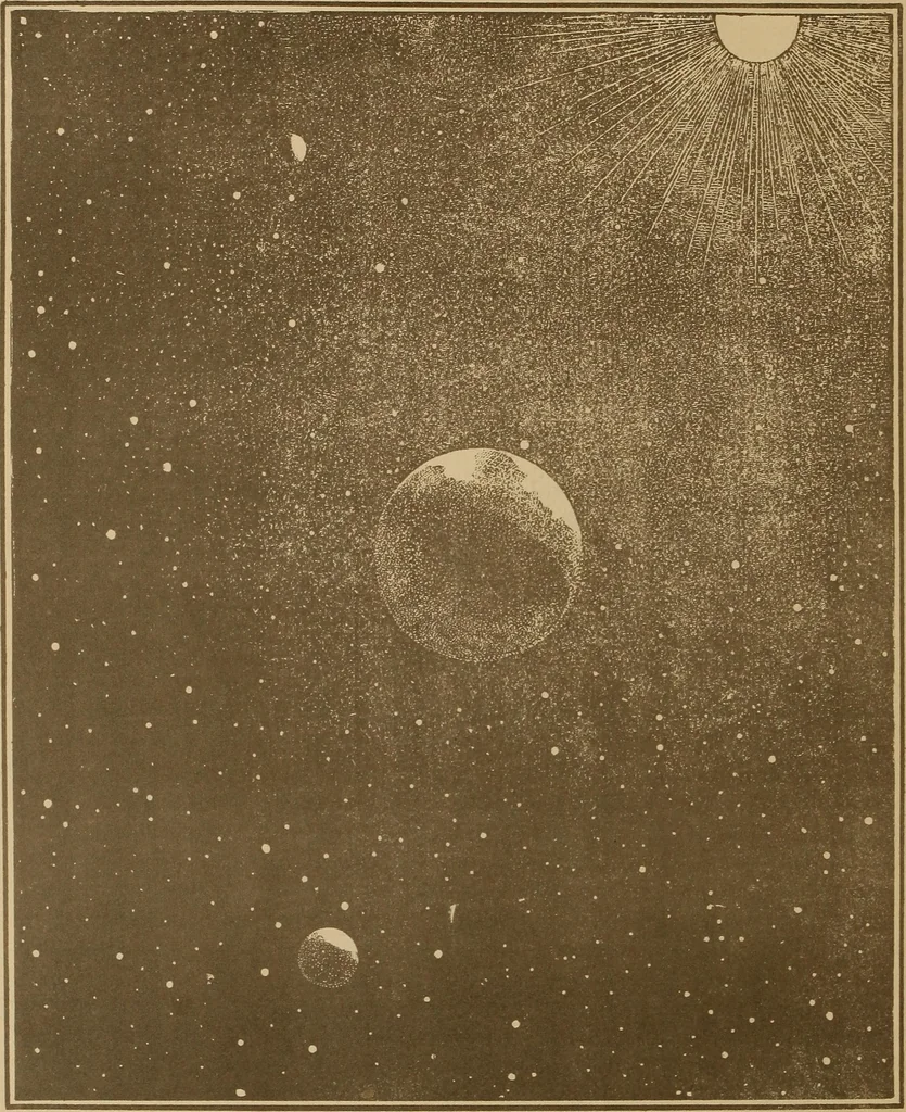 An illustration from Electro astronomical atlas ... with explanatory notes, questions and answers, 1874, leaf 56