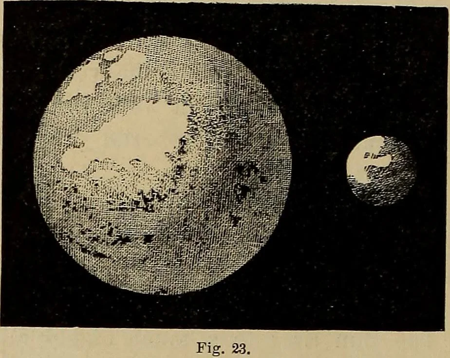 An illustration from Electro astronomical atlas ... with explanatory notes, questions and answers, 1874, leaf 68