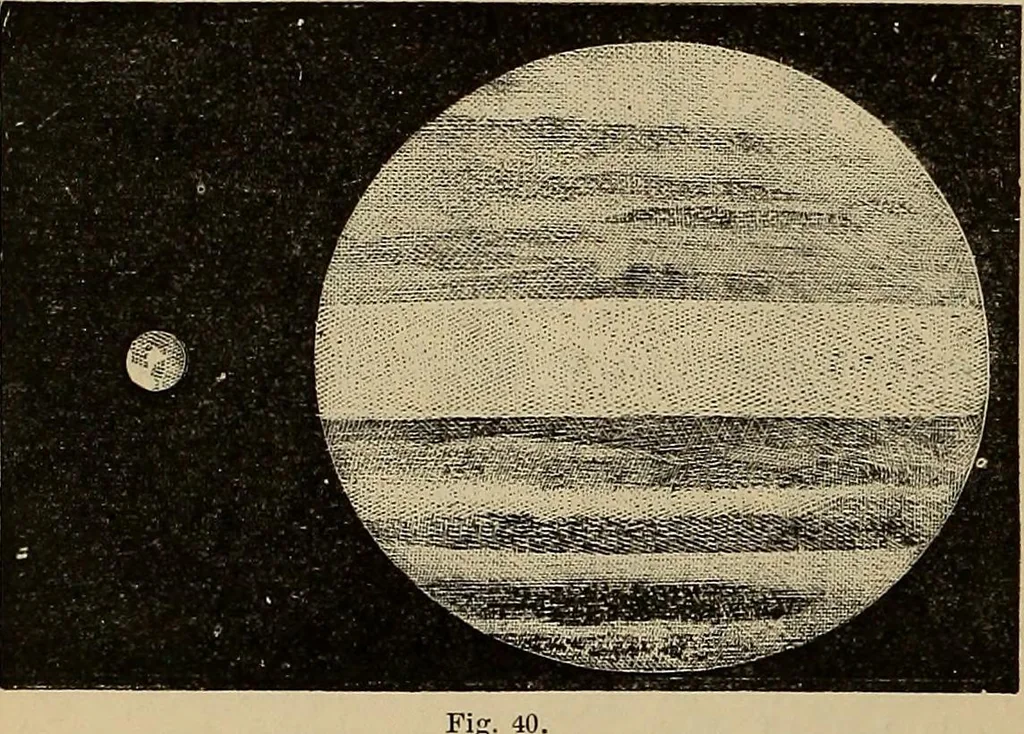 An illustration from Electro astronomical atlas ... with explanatory notes, questions and answers, 1874, leaf 98