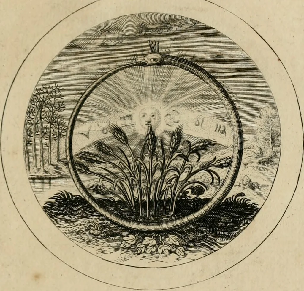 An illustration from Elegantissimorum emblematum corpusculum Latinis Belgicisque versibus elucidatum. Versameling van uytgeleesene sinne-beelden met latynse en nederduitse verklaringen in rym, 1696, leaf 28