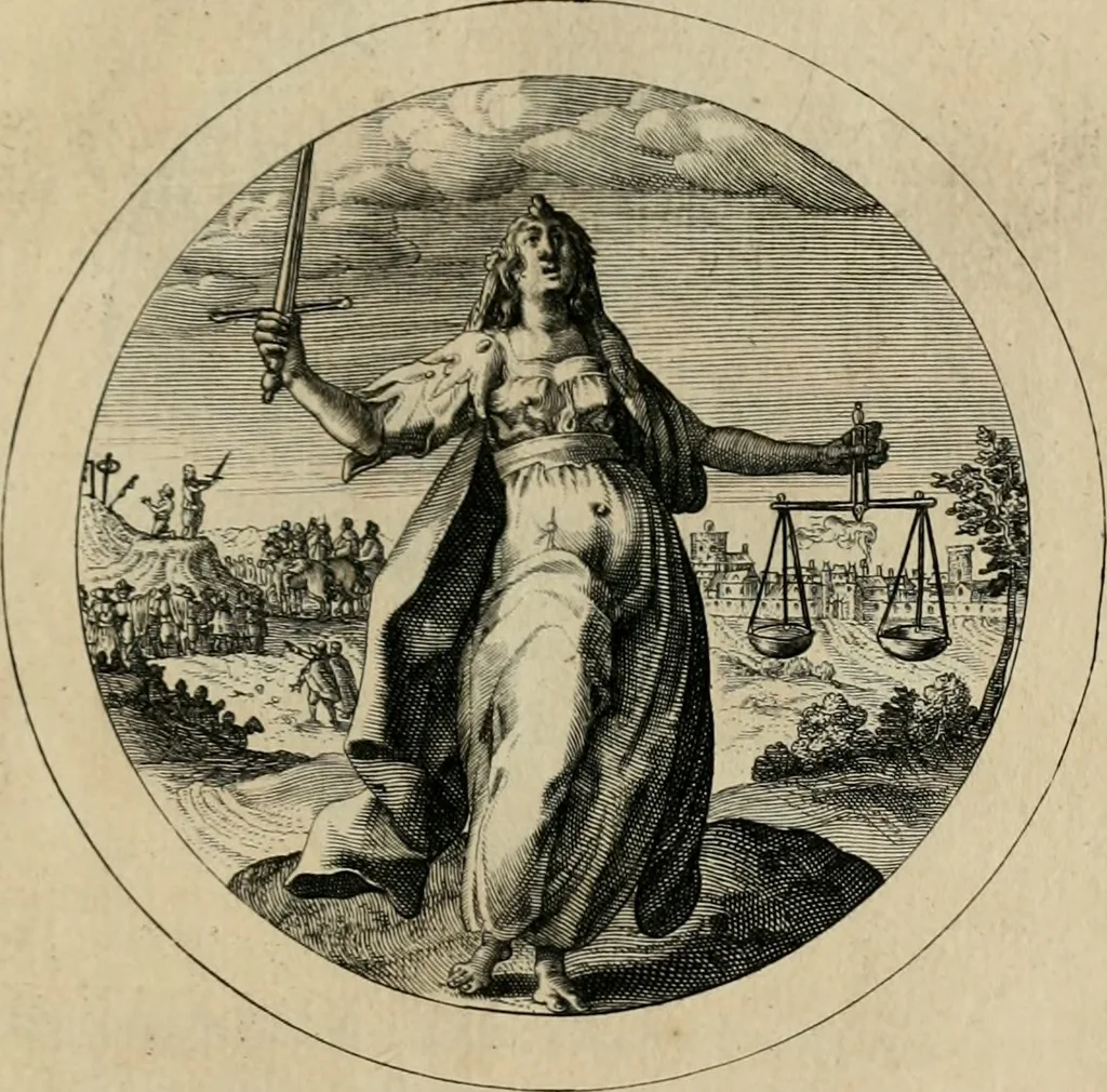 An illustration from Elegantissimorum emblematum corpusculum Latinis Belgicisque versibus elucidatum. Versameling van uytgeleesene sinne-beelden met latynse en nederduitse verklaringen in rym, 1696, leaf 50
