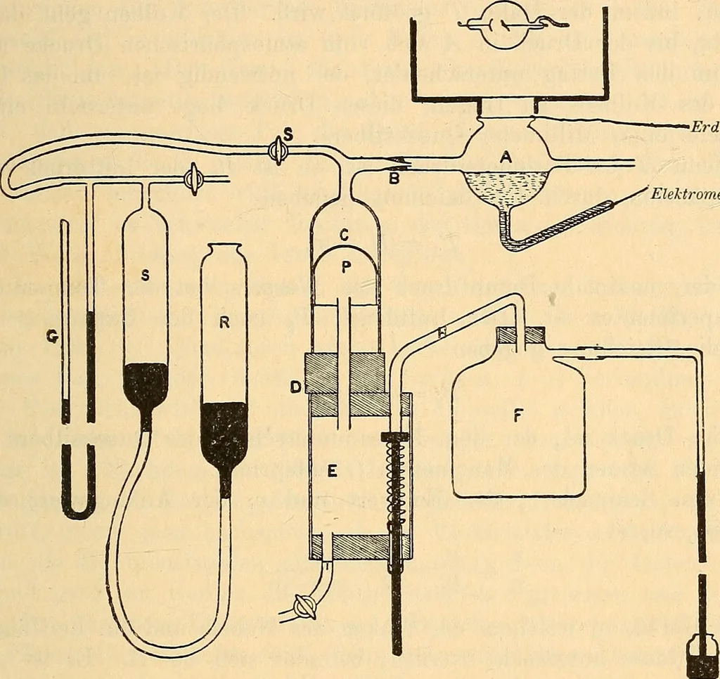 An illustration from Elektrizitäts-Durchgang in Gasen :, 1906, leaf 137