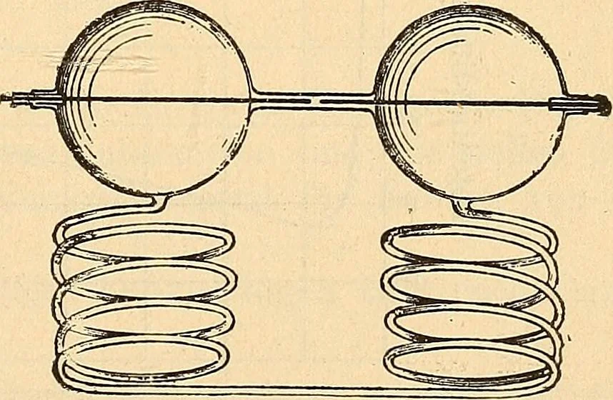 An illustration from Elektrizitäts-Durchgang in Gasen :, 1906, leaf 393
