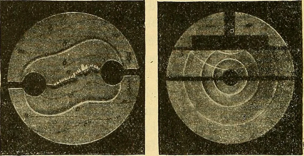An illustration from Elektrizitäts-Durchgang in Gasen :, 1906, leaf 426