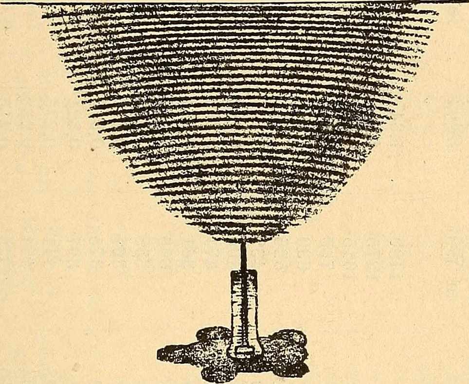 An illustration from Elektrizitäts-Durchgang in Gasen :, 1906, leaf 443