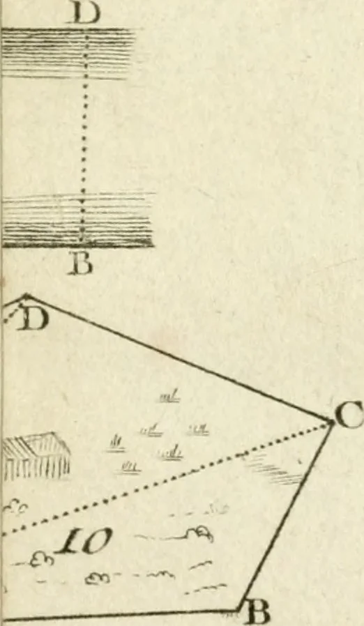 An illustration from Elemens de geometrie, 1741, leaf 98