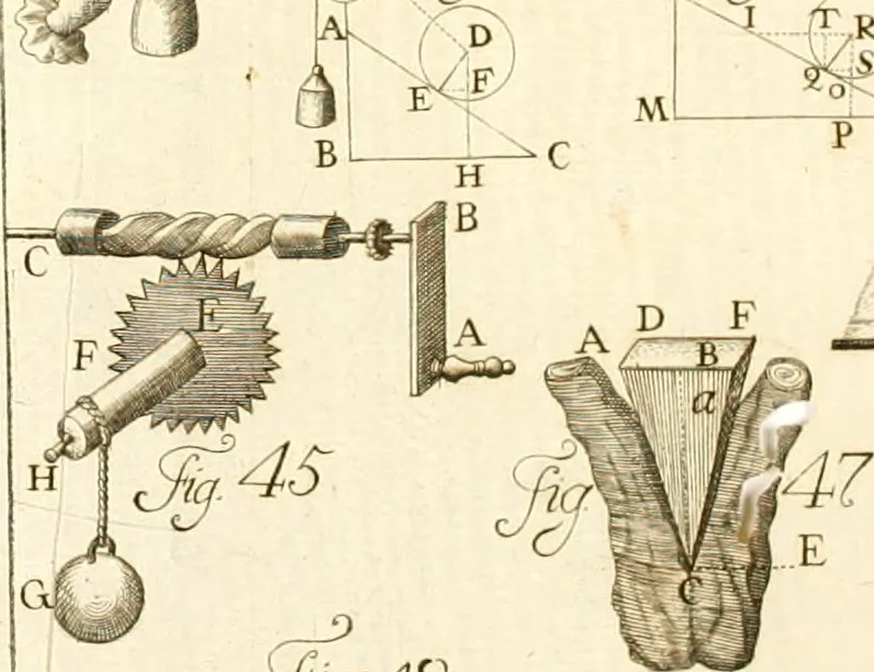 An illustration from Elementa recentioris philosophiae : ex melioris notae recentioribus philosophis, excerptum, congestum, adornatum, 1774, leaf 563