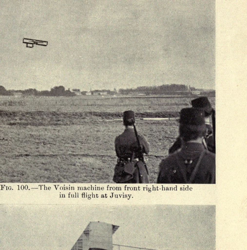 An illustration from Elementary aeronautics; or, The science and practice of aerial machines, 1911, leaf 105