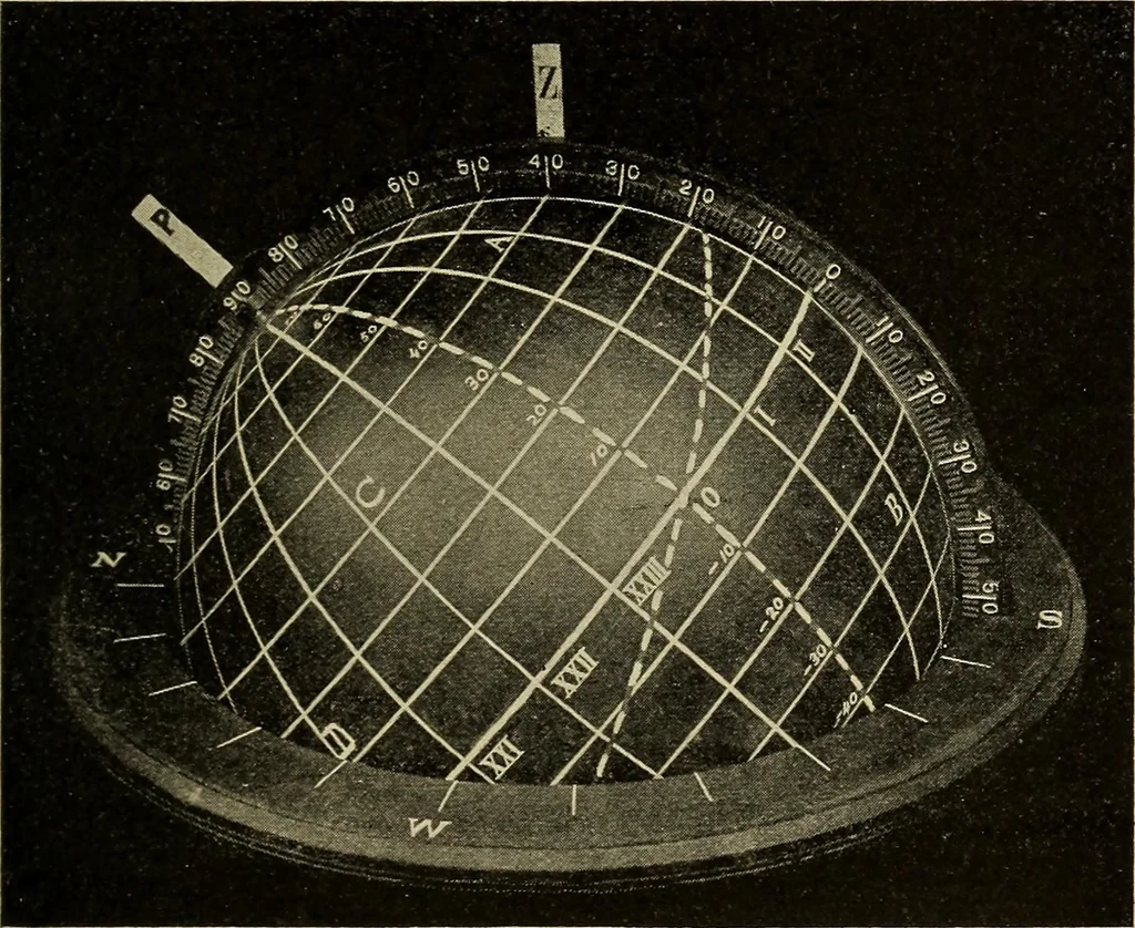 An illustration from Elementary astronomy; a beginner's text-book, 1899, leaf 108