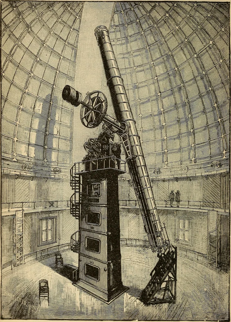 An illustration from Elementary astronomy; a beginner's text-book, 1899, leaf 157