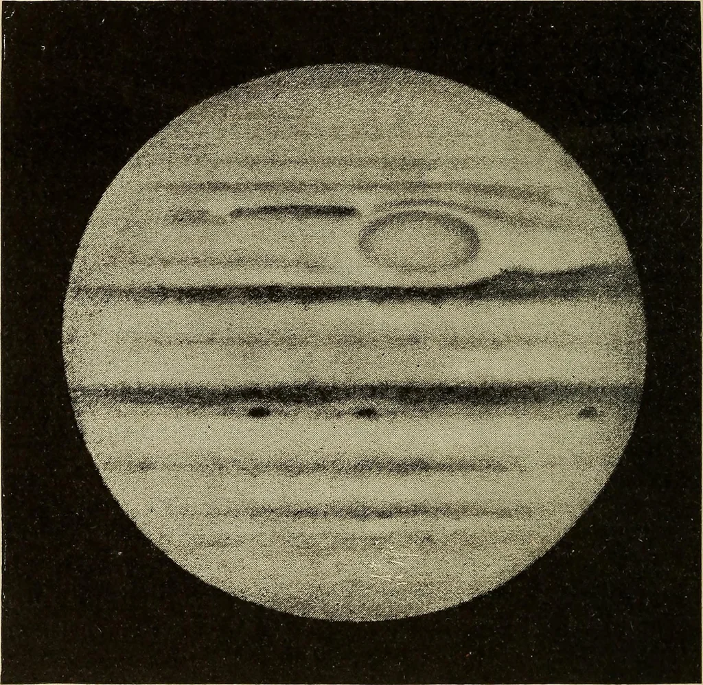 An illustration from Elementary astronomy; a beginner's text-book, 1899, leaf 351