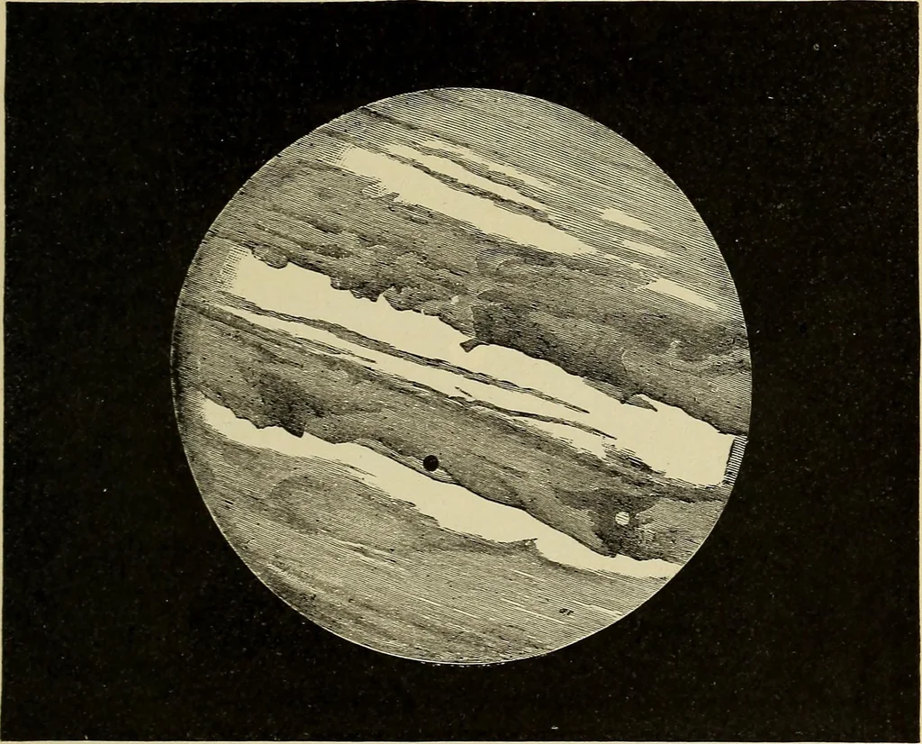 An illustration from Elementary astronomy; a beginner's text-book, 1899, leaf 354