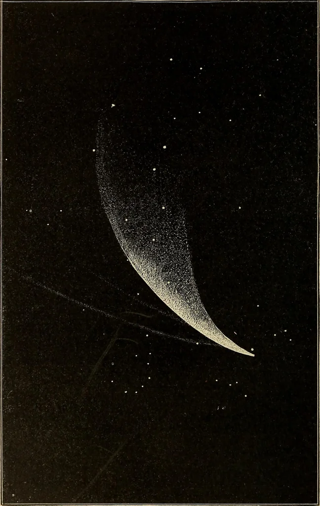 An illustration from Elementary astronomy; a beginner's text-book, 1899, leaf 383