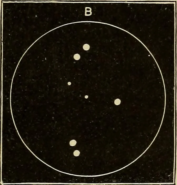 An illustration from Elementary astronomy; a beginner's text-book, 1899, leaf 416
