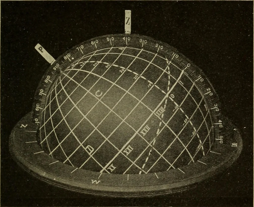 An illustration from Elementary astronomy; a beginner's text-book, 1899, leaf 78