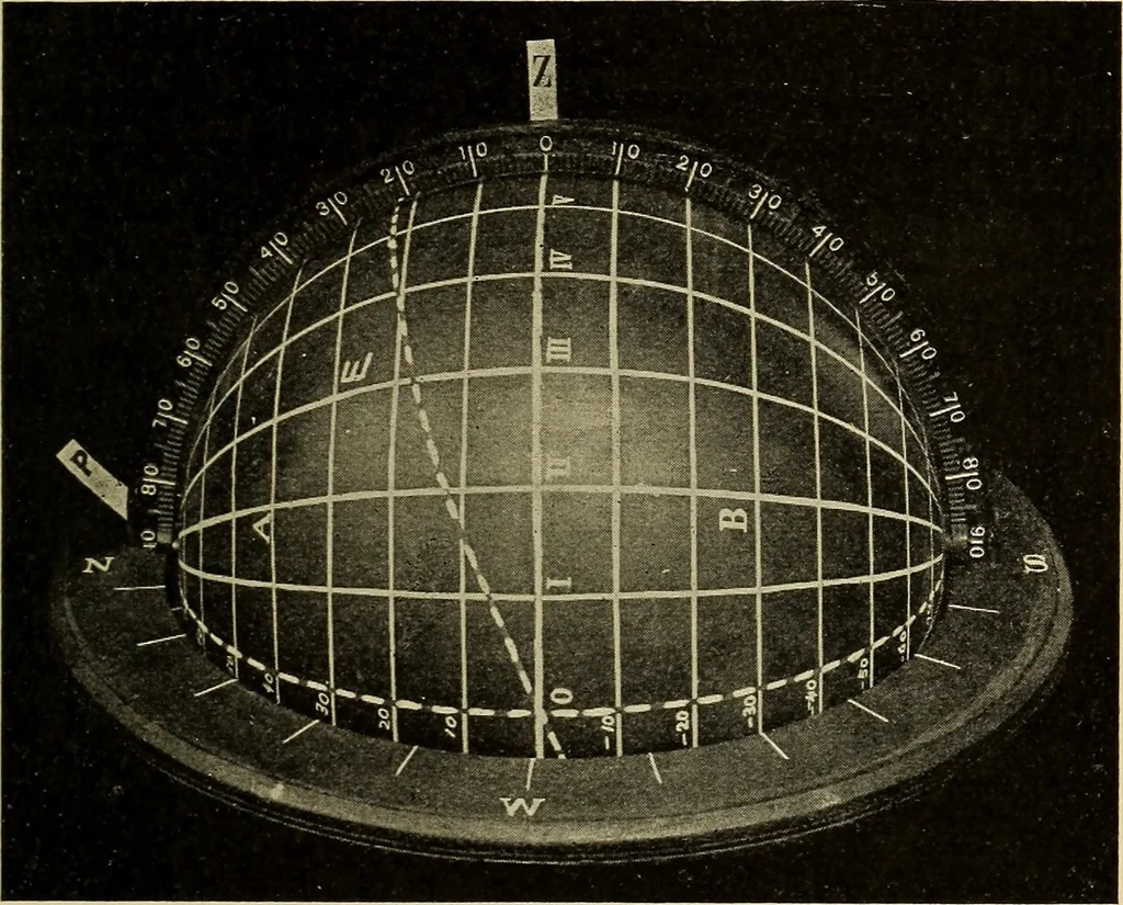 An illustration from Elementary astronomy; a beginner's text-book, 1899, leaf 90